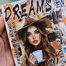 Libro Stickers chica Vintage 20 Hojas