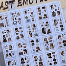 Libro Stickers chica Vintage 20 Hojas