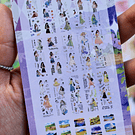 Libro de stickers Chicas y Paisajes
