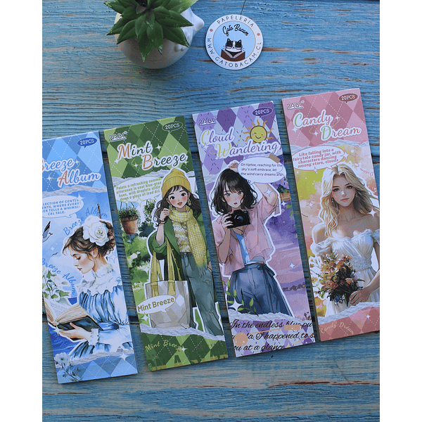 Libro de stickers Chicas y Paisajes