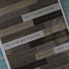 Set de stickers Frases y Letras