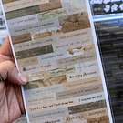 Set de stickers Frases y Letras