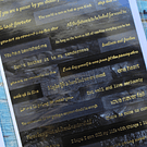 Set de stickers Frases y Letras