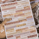 Set de stickers Frases y Letras