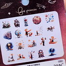 Set de Stickers El Principito y Alicia (40 stickers)