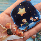 Set de Stickers El Principito y Alicia (40 stickers)