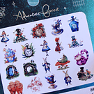 Set de Stickers El Principito y Alicia (40 stickers)