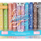 Destacadores Metallicos Glitter 10 colores