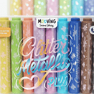 Destacadores Metallicos Glitter 10 colores