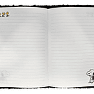 Libreta A5 Tapa Bordada Snoopy