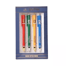 Set 4 Boligrafos pasta Harry Potter