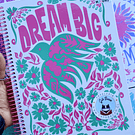 Cuaderno tamaño carta Mystic 3 materias