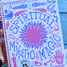 Cuaderno tamaño carta Mystic 3 materias