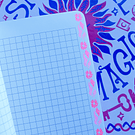 Cuaderno tamaño carta Mystic 3 materias