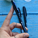 Roller gel borrable, BORRAX negro