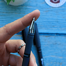 Roller gel borrable, BORRAX negro