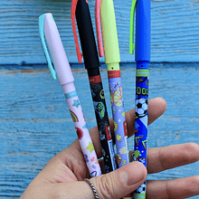 Roller Gel Borrable, Borrax JUMP, Tinta Azul.-