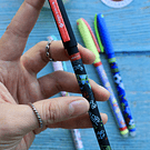 Roller Gel Borrable, Borrax JUMP, Tinta Azul.-