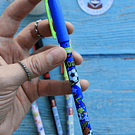 Roller Gel Borrable, Borrax JUMP, Tinta Azul.-