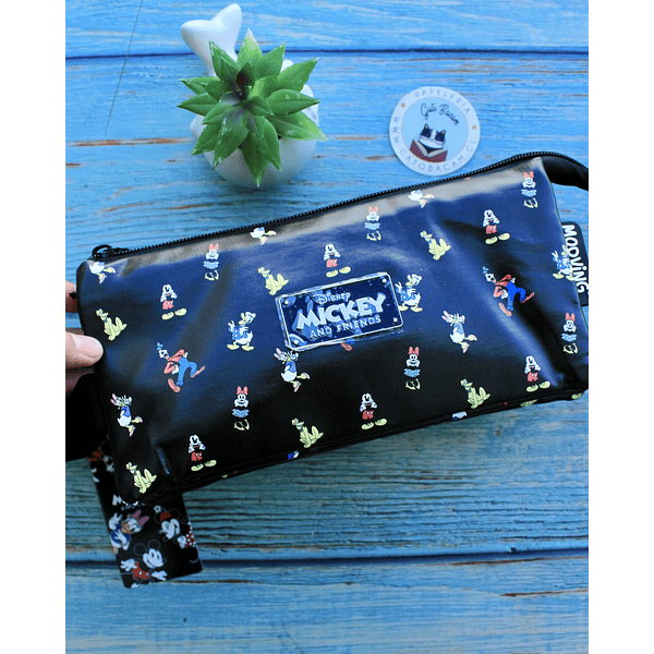 Estuche Mickey cuadruple