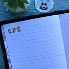 Libreta A5 Tapa Bordada Snoopy