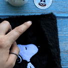 Libreta A5 Tapa Bordada Snoopy