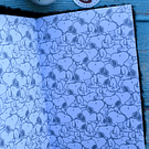 Libreta A5 Tapa Bordada Snoopy