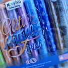 Destacadores Metallicos Glitter 10 colores