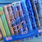 Destacadores Metallicos Glitter 10 colores