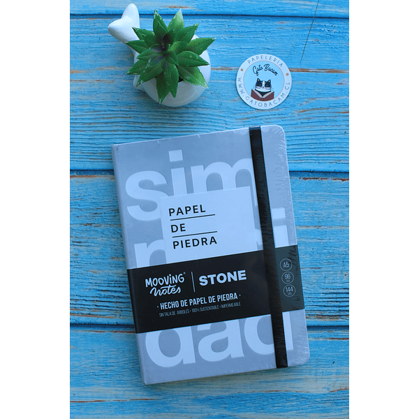 Mooving Notes A5 tapa dura STONE 