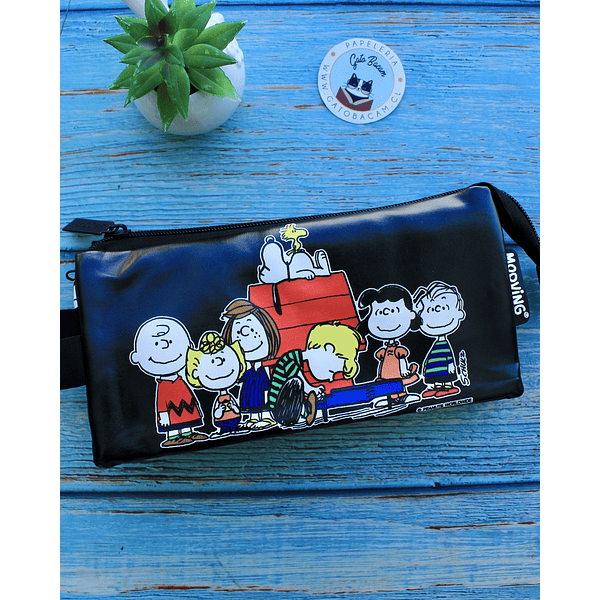 Estuche Snoopy Cuadruple 