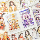 Set 20 stickers diseño Chica Japonesa