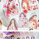 Set 20 stickers diseño Chica Japonesa