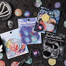 Set Stickers Planetas y Galaxias