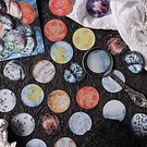 Set Stickers Planetas y Galaxias