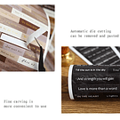 Set de stickers Frases y Letras