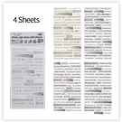 Set de stickers Frases y Letras