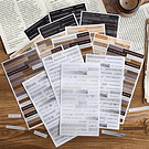 Set de stickers Frases y Letras