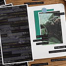 Set de stickers Frases y Letras