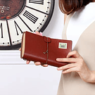 Cuaderno estilo Traveler’s Notebook o cuaderno viajero con cubierta de cuero sintético y bolsillos interiores