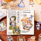 Set de Stickers El Principito y Alicia (40 stickers)