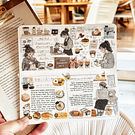 Set de Stickers Accesorios y comida Vintage