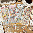 Set de Stickers Accesorios y comida Vintage