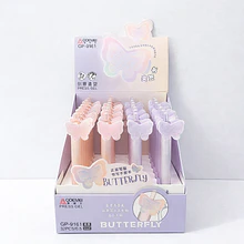 Boligrafo diseño Mariposa, punta fina tinta gel negro