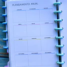 Libreta de Disco tamaño A5 Texturizada diseño Mariposa