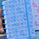 Libreta de Disco tamaño A5 Texturizada diseño Mariposa