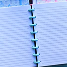 Libreta de Disco tamaño A5 Texturizada diseño Mariposa