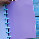 Libreta de Disco tamaño A5 Texturizada diseño Mariposa