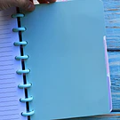 Libreta de Disco tamaño A5 Texturizada diseño Mariposa