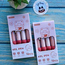 Set 4 boligrafos tinta gel negra Punta fina